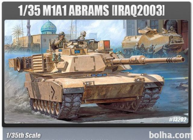 Maketa tank M1A1 ABRAMS 'IRAQ 2003' Oklopnjak 1/35 1:35