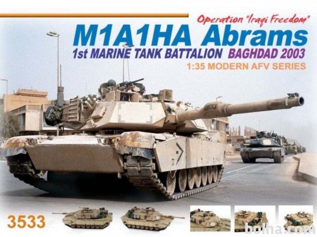 Maketa tank M1A1HA Abrams 1st Marine