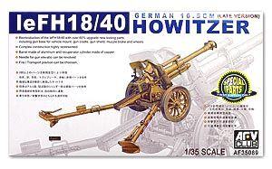 Maketa top German Howitzer 10.5 cm 18/40 1:35 1/35