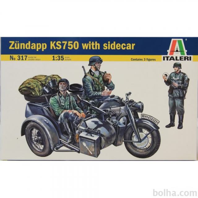 Maketa Zundapp KS750 with Sidecar