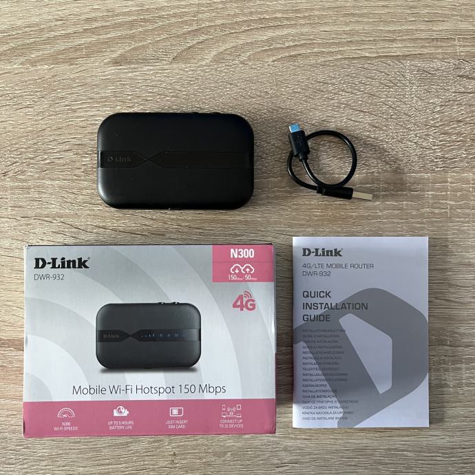 4G/LTE modem usmerjevalnik D-Link DWR-932