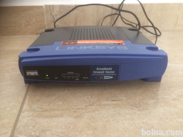 Linksys cisco broadband firewall router befsx41