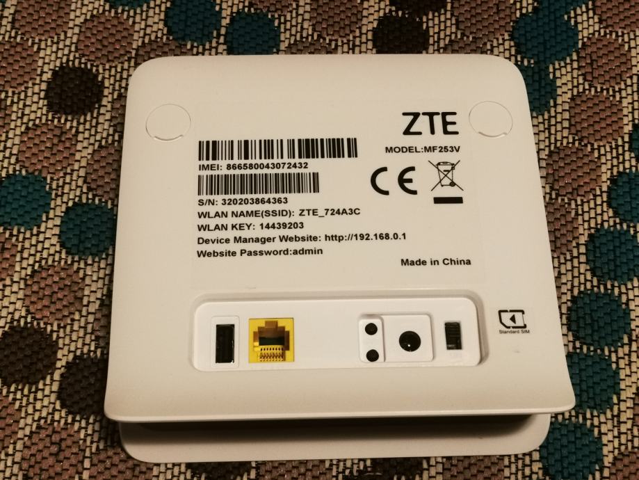 Modem ZTE MF253V 4G LTE