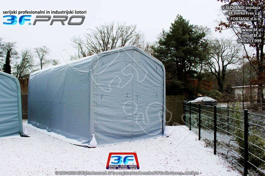 Kompaktni skladiščni šotor 3F PRO PRIME in HD
