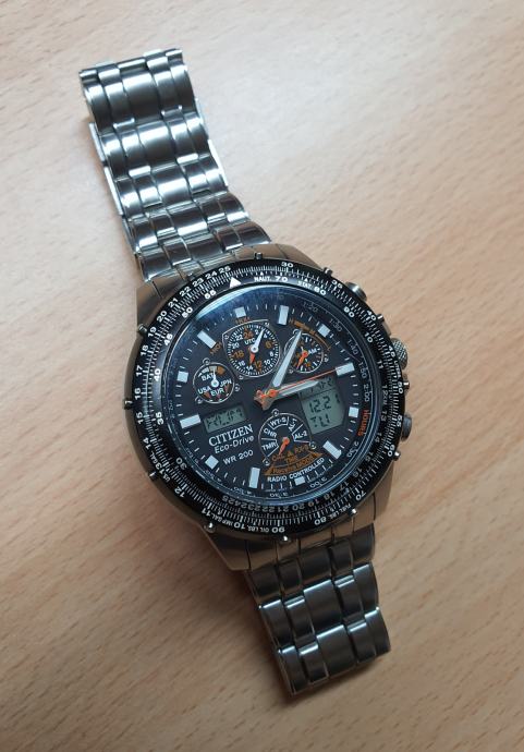 CITIZEN ECO-DRIVE A-T Skyhawk Radio-Controlled U600-S041341 Mens Watch - Foto 6
