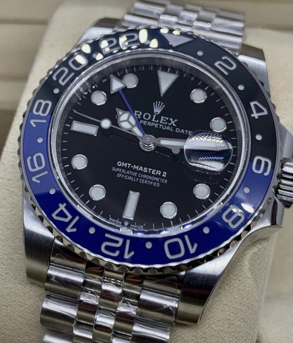 ROLEX GMT MASTER II (BATMAN JUBILEE) NOOB FACTORY V12 ETA cal. 3285