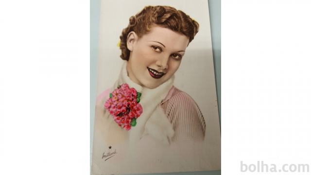 razglednica dekle 1944