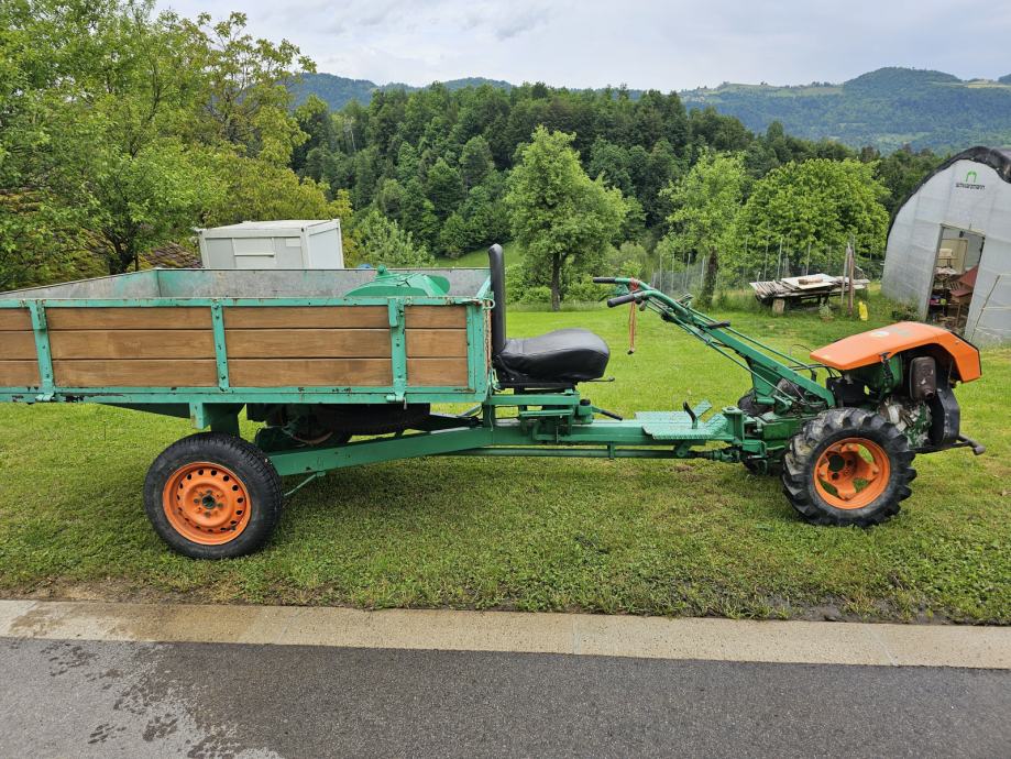 Motokultivator Goldoni 130, diesel, pogonska kip prikolica, freza