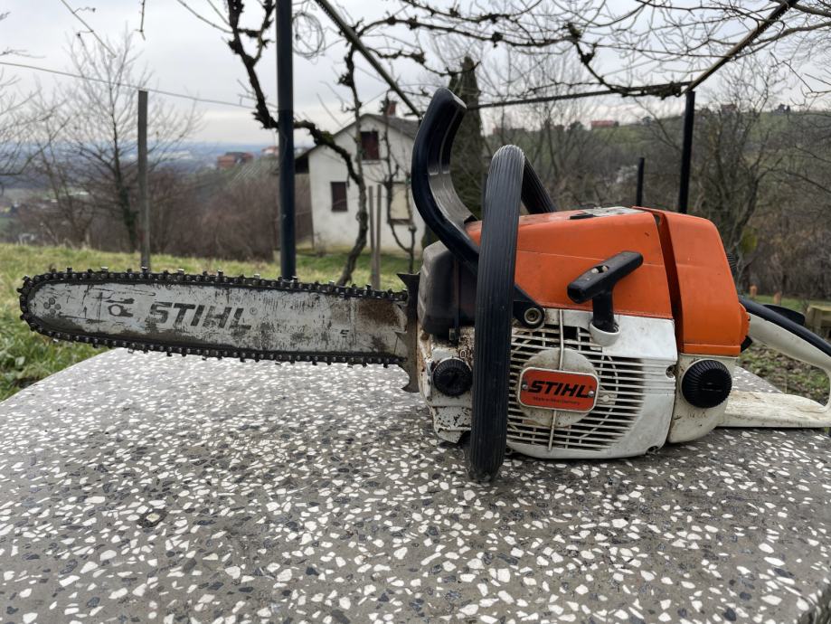 Sägenspezi 45 Cm Spada 3/8 4 Catena A Scalpello Completo Adatto Per Stihl 034 MS340 MS 340 - Foto 14