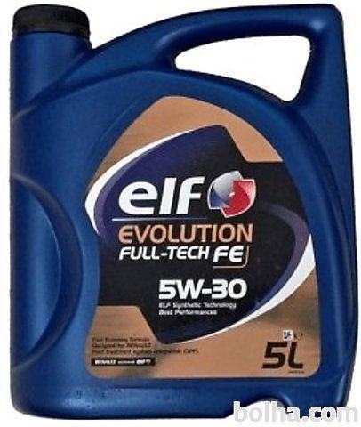 Motorno Olje Elf Evolution Fulltech FE 5W30  5L