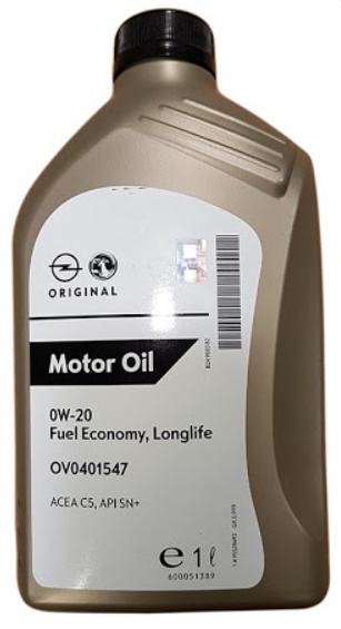 Motorno olje Opel GM LL FE 0W-20