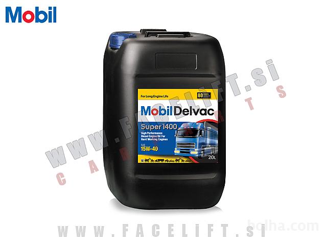 Motorno olje Mobil Delvac Super 1400 15W40 20L
