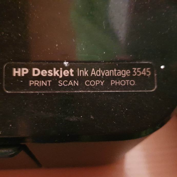 Hp deskjet ink advantage 3545