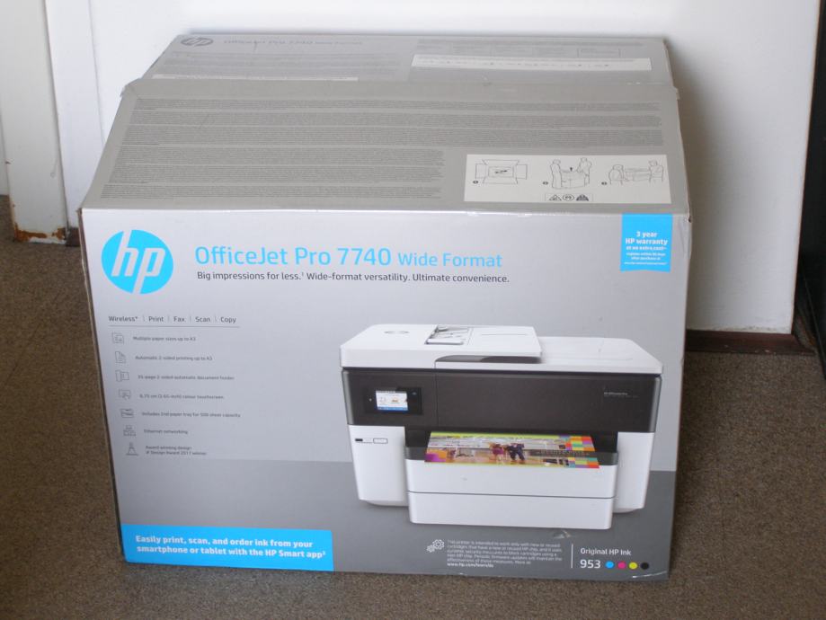 HP OfficeJet pro 7740 wide format - multifunkcijski tiskalnik 4v1