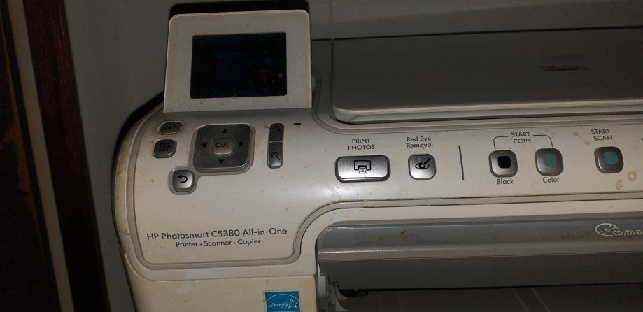Prodam tiskalnik-multifunkcijsko napravo HP Photosmart C5380,