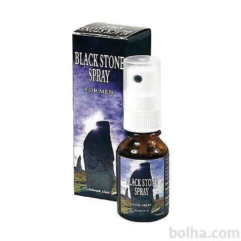 Sprej za zakasnitev orgazma Black Stone, 15 ml