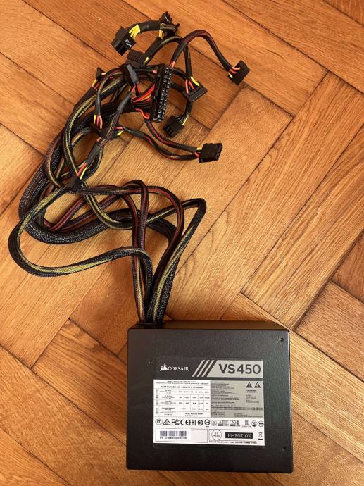 FONTE CORSAIR 450W 80 PLUS WHITE VS450 - Maximus Info