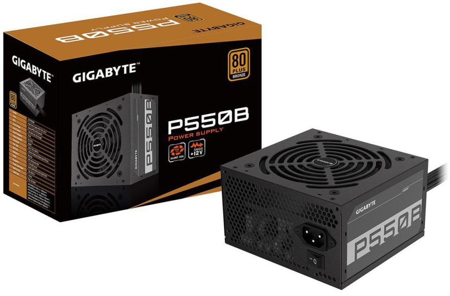 GIGABYTE P750BS, 750 W, 200 - 240 V, 50/60 Hz, 6 A, 80+Bronze, ATX, UK Plug, PSU