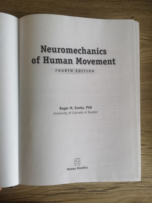 Neuromechanics of human movement