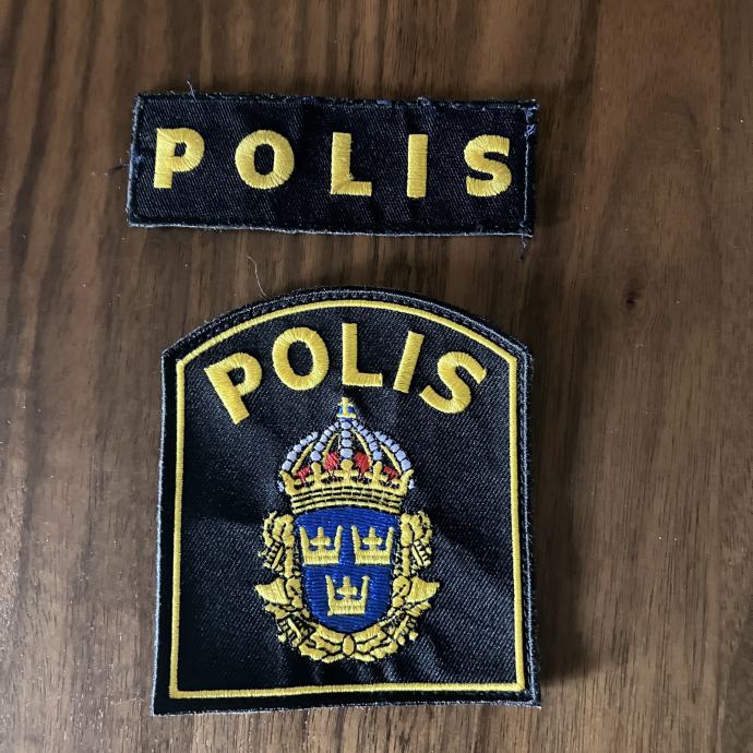 Policijski našitek Švedska