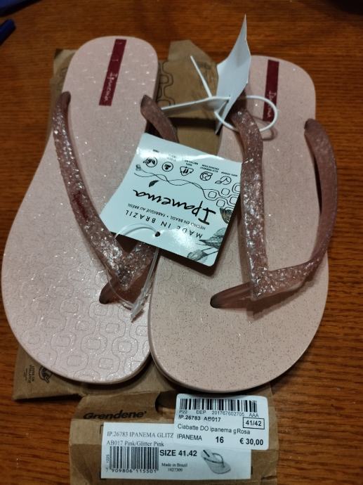 IPANEMA Sandalen – Gold, Größe 41/42 EU, Aus Bequemem EVA-Material