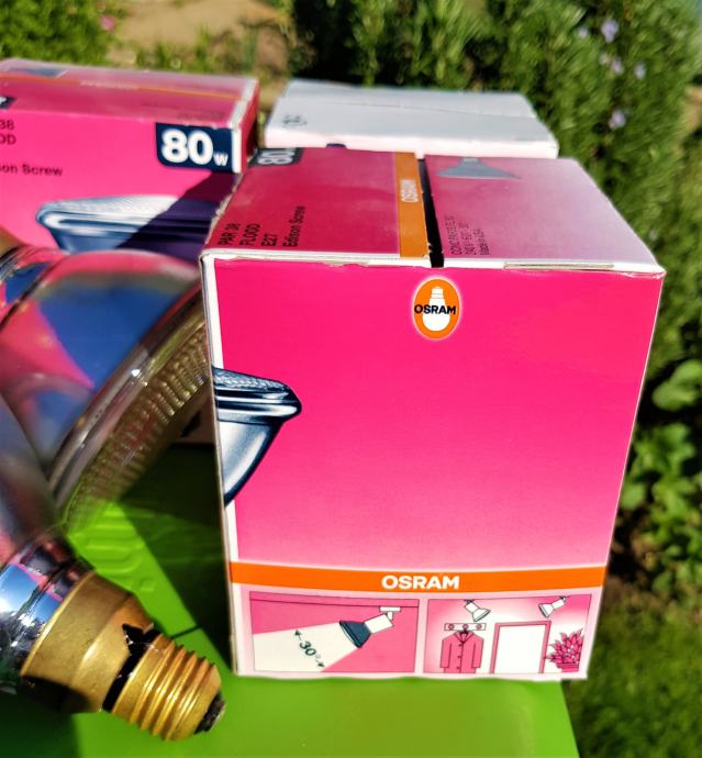 Ampoule OSRAM PAR38 Concentra 80W E27 - Lumière Jaune Flood - Pour Projecteur