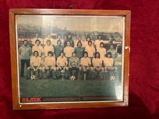 vintage plakat Hajduk Split iz 70. let