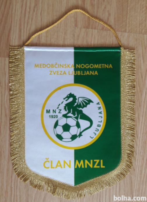 Zastavica Medobčinska nogometna zveza Ljubljana MNZL