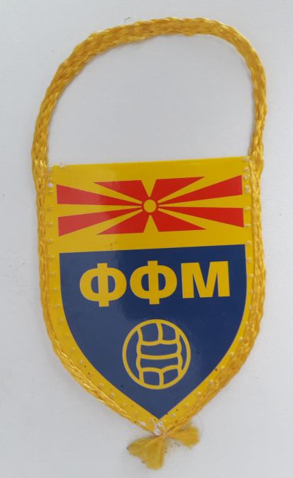 Zastavica Nogometna zveza Makedonije 7x10cm