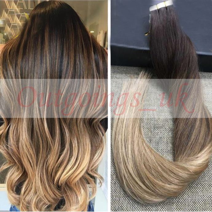 LASNI PODALJŠKI TAPE IN ombre