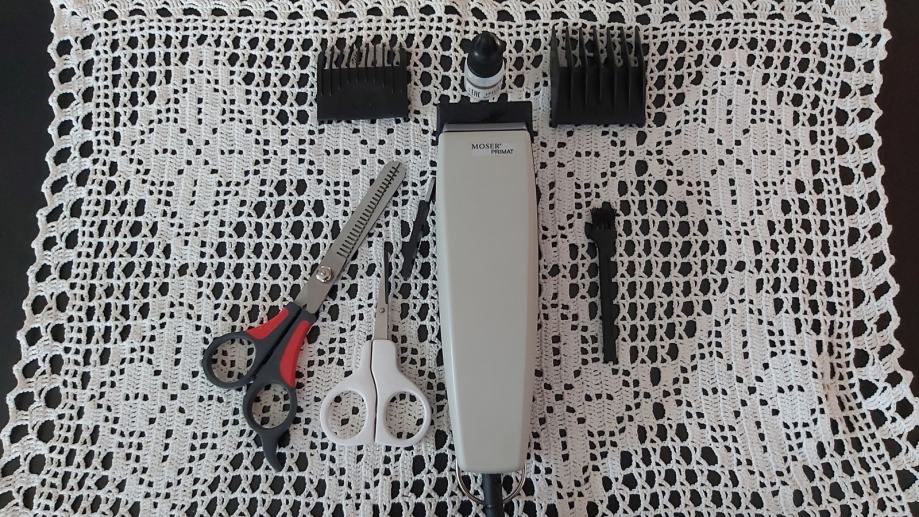 Moser Primat 1230 aparat za striženje las, Strižnik, Frizerske Škarje