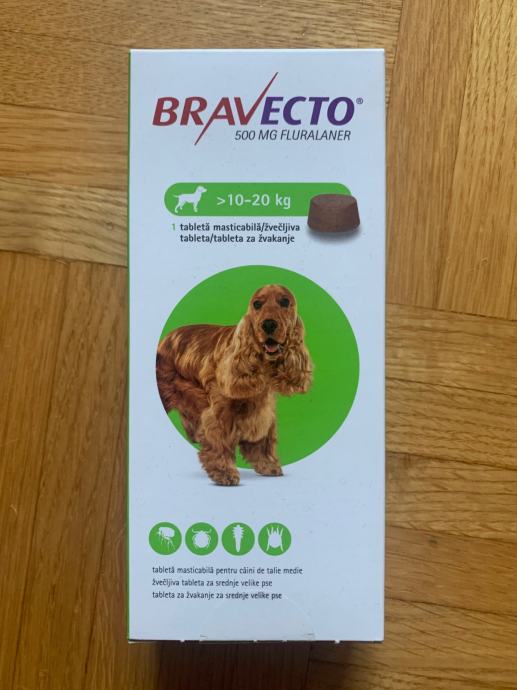 Prodam tableto Bravecto za pse (10-20 kg)