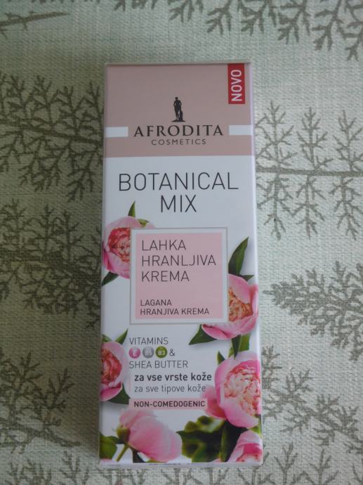 AFRODITA Botanical MIX Lahka hranljiva krema 50 ml