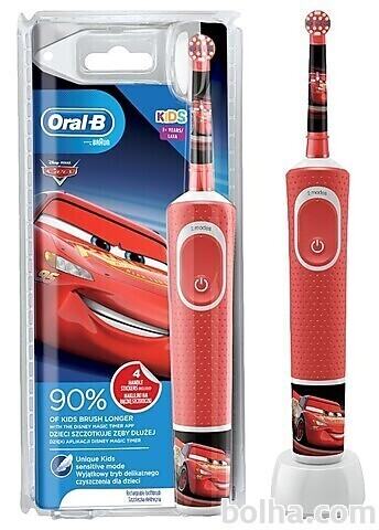ORAL B VITALITY KIDS D100 Cars otroška električna zobna ščetka
