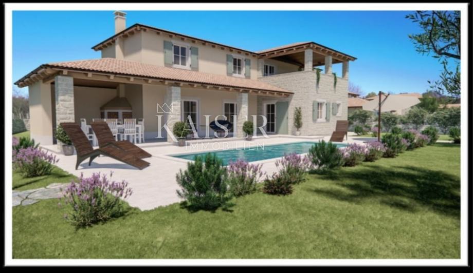 Istra - Kanfanar - Mediteranska hiša z bazenom, 208 m2 (prodaja)