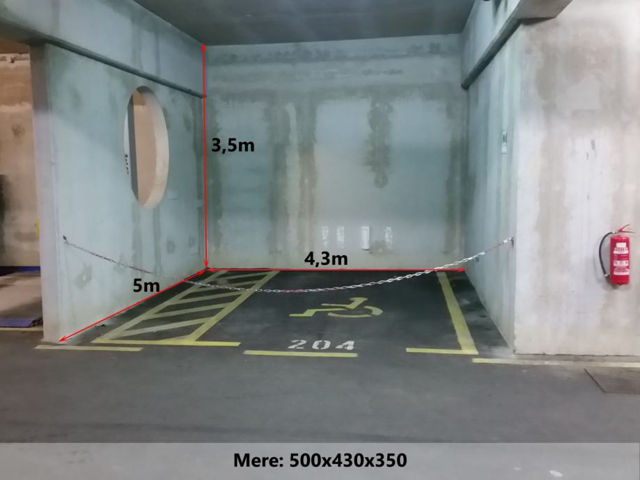 Lokacija garaže: Koper, 20 m2 (oddaja)