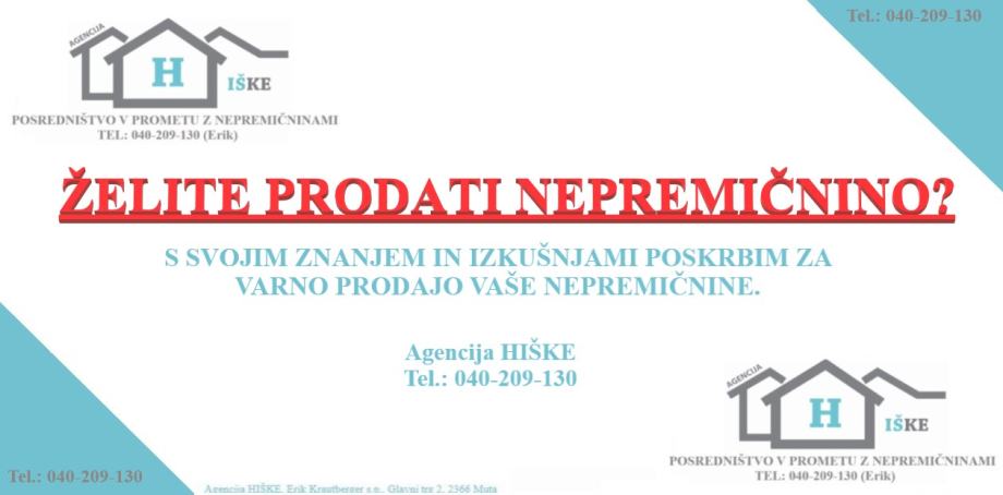 Želite prodati hišo v Mariboru ali širši okolici? (prodaja)