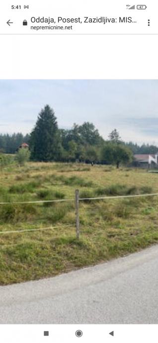 ODDAMO VEČJE GRADBENO ZEMLJIŠČE MISLINJSKA DOBRAVA