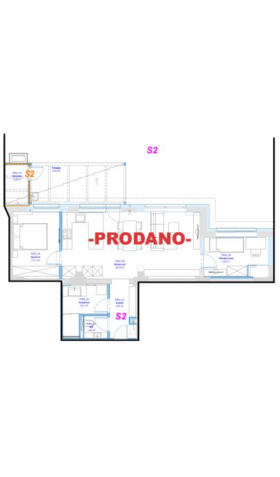 STANOVANJE ŽALEC S2 - PRODANO - 134,15 m2 (prodaja)