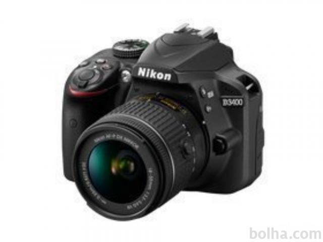 Nikon D3400 digitalni fotoaparat + originalno stojalo