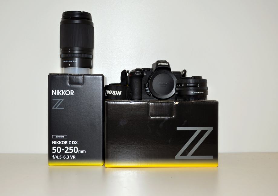 Nikon z50, Nikkor z 50-250mm/ f 4.5-6.3, Nikkor z 16-50mm/ f 3.5-6.3