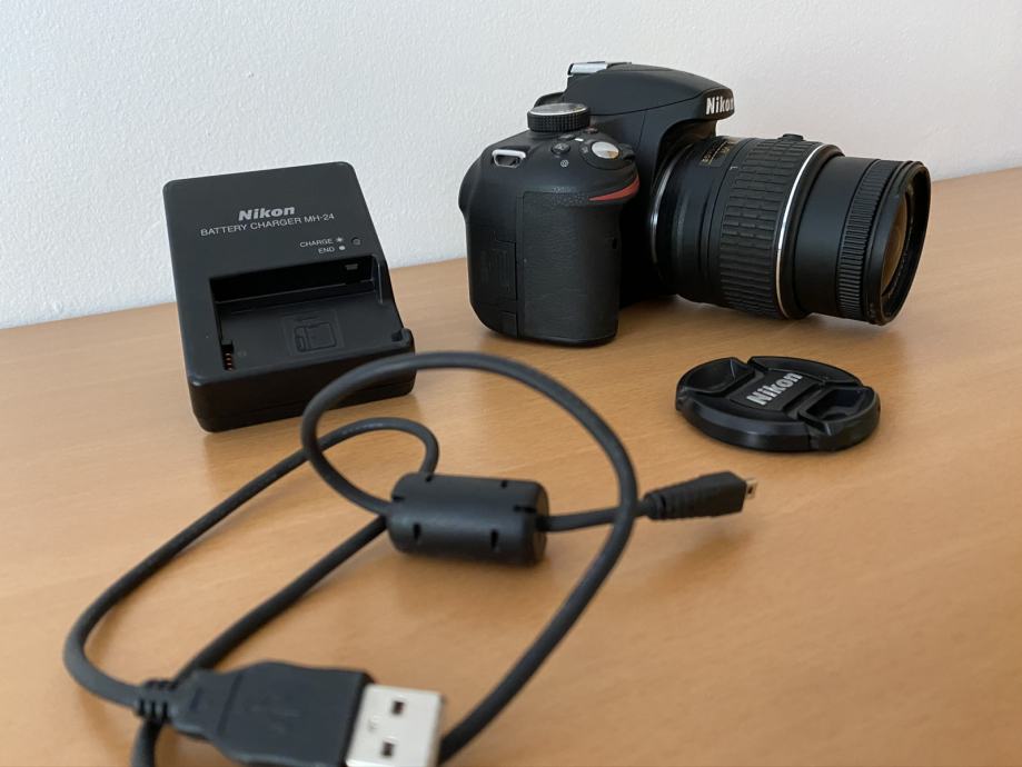Nikon D3200 + kit objektiv