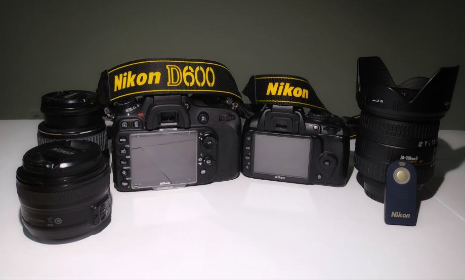 Nikon D600 +D3000