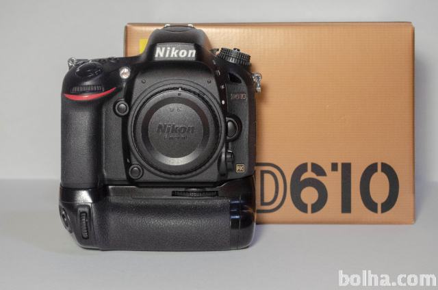 Nikon D610 body + grip
