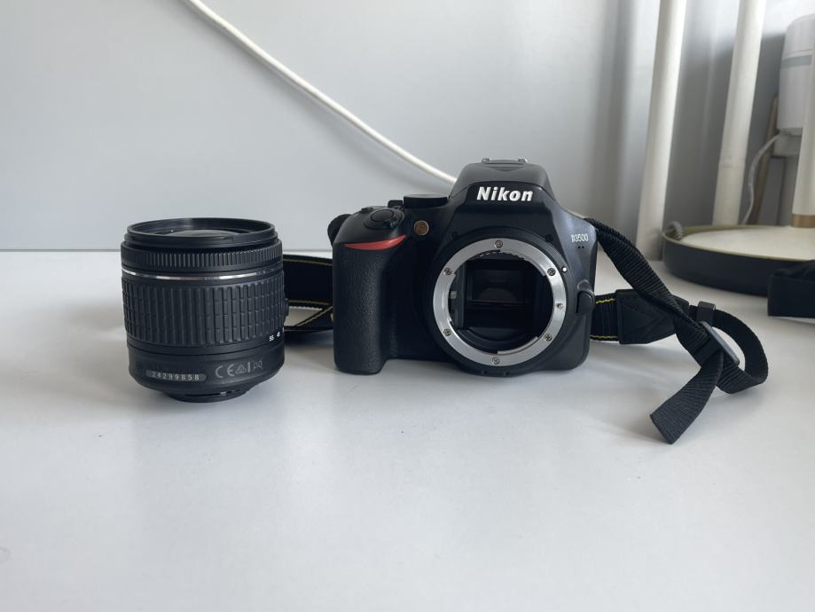 Nikon DSLR fotoaparat D3500 + AF-P 18-55VR digitalni fotoaparat