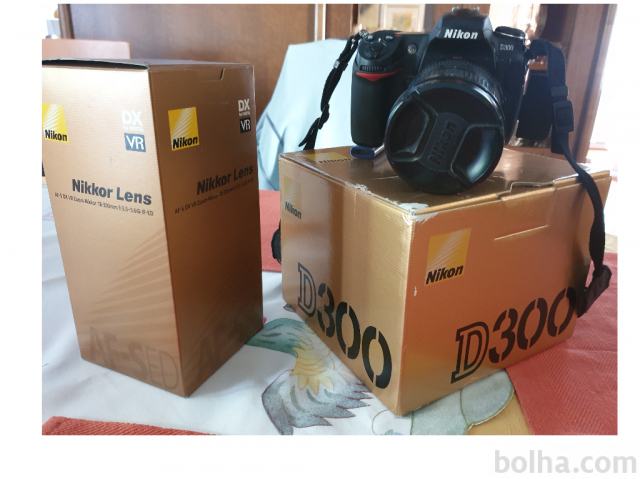 Prodam Nikon D300+objektiv Nikkor 18-200