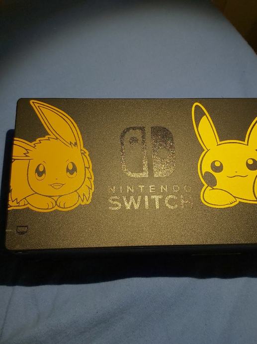 Nintendo Switch Dock station Pokemon Pikachu and Eevee edition