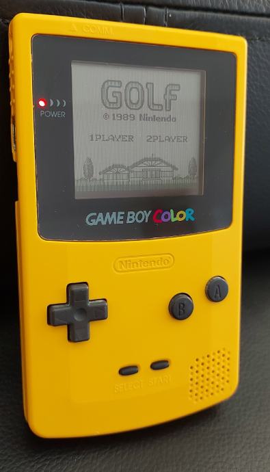 Game Boy Color yellow