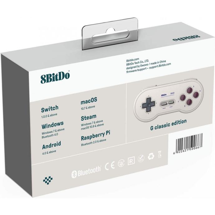 8BitDO SN30 Bluetooth gamepad controller Nintendo Switch, PC, Android
