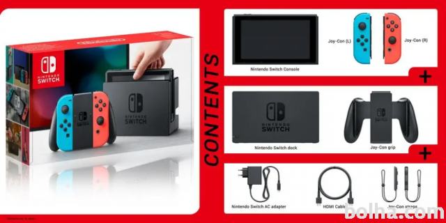 Nintendo igralna konzola Switch, rdeče/modra
